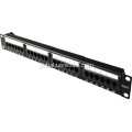 10 Inch 1U Patch Panel 1U 24 ports patch panel with cable management Supplier